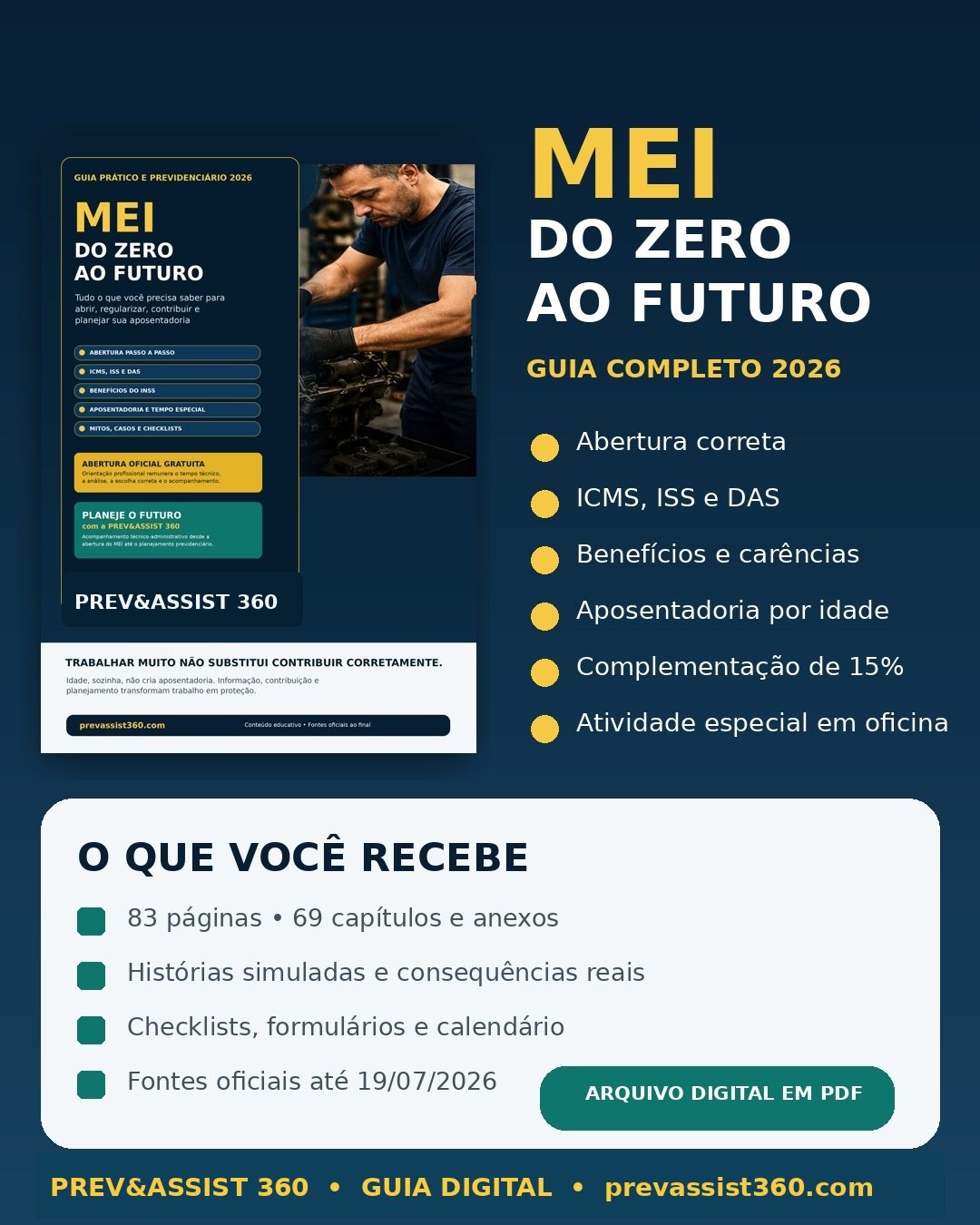 Capa do e-book MEI do Zero ao Futuro